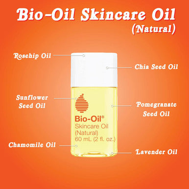 Bio-Oil Skincare Oil Serum For Scars And Stretchmarks Face Body Moisturizer Dry Skin With Organic Jojoba Oil Vitamin E Natural Rosehip For All Skin Types 4.2 Oz