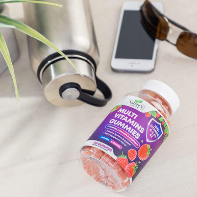 Multivitamin Gummies - Nature'S Daily Gummy Multivitamins For Adults, Women & Men With Vitamins A, C, E, B6, B12, And Minerals - Natural Multi Vitamin Supplement, Non-Gmo, Berry Flavor - 120 Gummies