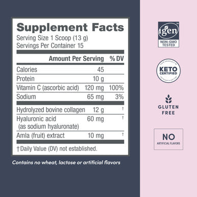 Neocell Super Collagen Plus With Vitamin C And Hyaluronic Acid For Skin Hydration And Healthy Skin Hair And Nails Support Unflavored Collagen Powder 6.9 Ounce (Pack Of 1)