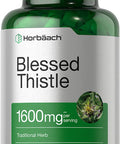 Blessed Thistle 1600 mg | 150 Capsules | Max Potency | Great for Breastfeeding | Non-GMO, Gluten Free Herb Supplement | by Horbaach