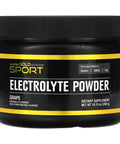 California Gold Nutrition Sport - Electrolyte Powder, Natural Grape, 10.15 Oz. (288 G)