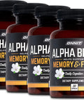 ONNIT Alpha Brain 120ct Over 1 Million Bottles Sold Premium Nootropic Brain Supplement Focus Concentration Memory Alpha GPC L Theanine Bacopa Monnieri