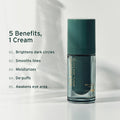 NAD+ Renewing Eye Cream with Retinol - Brightens Dark Circles De-Puffs Smooths Lines Hydrates & Energizes Under-Eye Area - 15ml