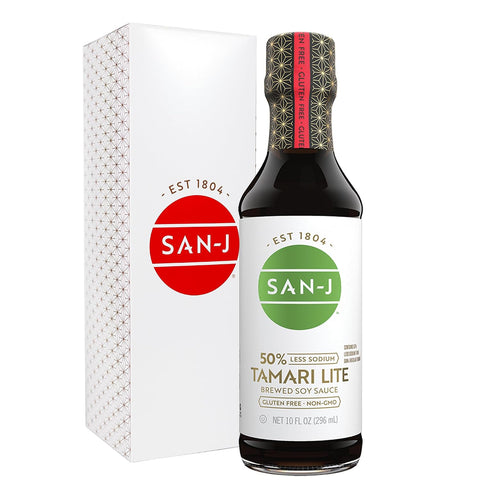 San-J - Gluten Free Tamari Soy Sauce - Specially Brewed - Made with 100% Soy - 64 oz. Container