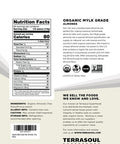 Terrasoul Superfoods Raw Unpasteurized Organic Almonds (Mylk Grade) 6 Pounds