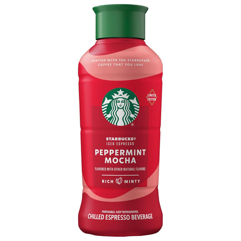 Starbucks Iced Espresso Vanilla Latte Coffee, 40 Fl Oz Bottle, Naturally Flavored Chilled Espresso Beverage