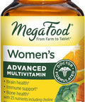 MegaFood Women'S Advanced Multivitamin For Women - Doctor-Formulated With Iron Choline Vitamin D Vitamin C & Zinc - Brain Health - Immune Support - Non-Gmo - Vegetarian - 120 Tabs (60 Servings)