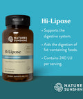 Nature'S Sunshine Hi Lipase Dietary Supplement, 100 Capsules | Powerful Enzyme Supplement That Allows The Digestive System To Dig