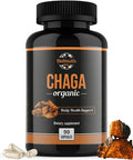 Bioyouth Chaga Capsules Organic Supplement | Supports Immune Health & Vitality | Daily Immune Support | Organic Chaga Mushroom Extract | 90 Capsules (1 Month Supply)