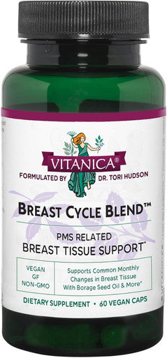 Vitanica - Breast Cycle Blend - Breast Cycle Support - 60 Vegetarian Capsules