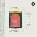 Luxmi Estates Saffron Chai | 100 gm | Signature India collection | Assam CTC Tea | Black tea collection | Saffron chai Organic Strong tea | Antioxidants | Assam Valley tea | Kashmiri Saffron Cinnamon Natural Cardamom Extract