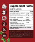 Natures Craft Vein Support Supplements Leg and Veins - Full Body Circulation Supplement for Spider & Varicose Veins and Improved Flow with Horse Chestnut Extract & Flavonoids - Vegan Non-GMO Mini Caps (1 Month)