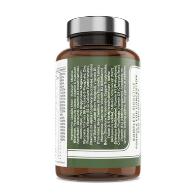 Barefoot Nutrition - Mums Pregnancy Support - Comprehensive Daily Nutrient Support for Before During and After Pregnancy - Contains Folic Acid Vitamin D3 B12 and More - 60 Vegan Capsules