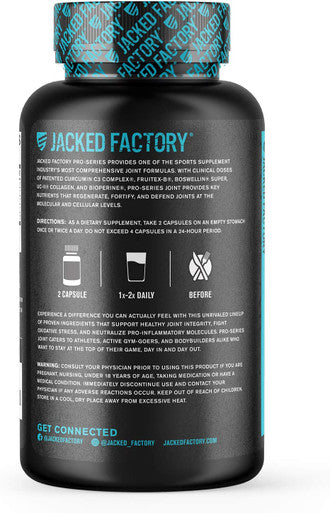 Joint Support Supplement ProSeries ScienceBacked UC2 Collagen C3 Turmeric Curcumin Powder Boswellin Super Boswellia Extract Joint Health Knee Support and Bone Strength 60 Veggie Pills