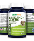 NusaPure Extract 4000mg 200 Vegetarian Capsules (Non-GMO & )