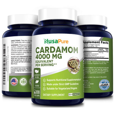 NusaPure Extract 4000mg 200 Vegetarian Capsules (Non-GMO & )
