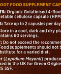 Rainforest Foods Organic Maca Root 5:1 120 Capsule