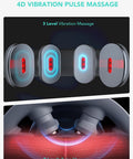 Skg Neck Massager With Heat, Electric Red Light Pulse Vibration Traction Neck Massager For Pain Relief Deep Tissue, 4D Portable Massager Gifts For Men And Women