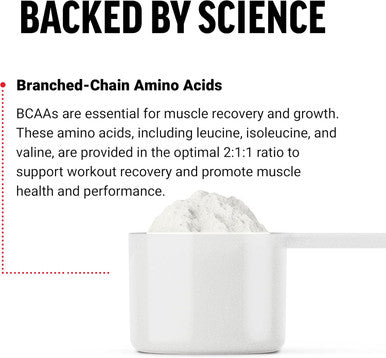 Force Factor BCAA Amino Acids Supplement 2:1:1 Delicious and Refreshing BCAA Powder to Support Muscle Recovery and Performance No Artificial Colors or Flavors Orange Mango 30 Servings