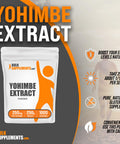 Bulksupplements.Com Yohimbe Extract Powder - Yohimbe Bark Extract, Yohimbe Supplements For Men & Women, Yohimbe Bark Powder - Herbal Supplement, Gluten Free, 250Mg Per Serving, 250G (8.8 Oz)