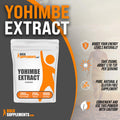 Bulksupplements.Com Yohimbe Extract Powder - Yohimbe Bark Extract, Yohimbe Supplements For Men & Women, Yohimbe Bark Powder - Herbal Supplement, Gluten Free, 250Mg Per Serving, 250G (8.8 Oz)