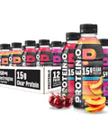 Protein2o 15g Whey Protein Infused Water, Peach Mango, 16.9 Oz Bottle (Pack of 12)