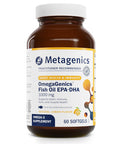 Metagenics OmegaGenics EPA-DHA 1000 Omega-3 Oil Daily Supplement to Support Cardiovascular Musculoskeletal & Immune System Health 60 count