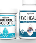 Probiotics 60 Billion CFU Areds 2 Eye Vitamins Clinically Proven LuteMax 2020