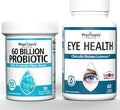 Probiotics 60 Billion CFU Areds 2 Eye Vitamins Clinically Proven LuteMax 2020