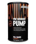 Animal Pump Pre-Workout Supplement For Energy Focus And Muscle Volumizing With Nitric Oxide Boosters Including Stims And Nootropics Creatine And Ultimate Pump Enhancer 30 Packs