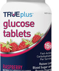 TRUEplus Glucose Tablets Raspberry 50 Tabs By Sunmark