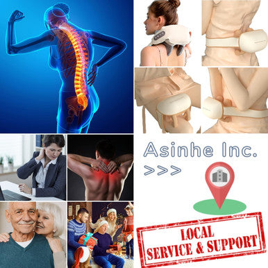 Luxe Wearable Neck & Shoulder Massager With Heat - Eco-Friendly Material, Ergonomic Design, Deep Kneading For Pain Relief, Ideal For All