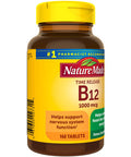 Nature Made Vitamin B12 1000 Mcg Energy Supplement For Cellular Energy Support 160 Time Release Tablets 160 Day Supply (Pack Of 2)