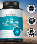 Sunergetic Premium Men S Support Supplement Powerful Multivitamin Supports Energy, Stamina, Endurance & Stress Management With Zinc, Ashwagandha, Maca, L-Carnitine & Vitamins 120 Capsules