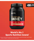 Optimum Nutrition Gold Standard 100% Whey Muscle Building And Recovery Protein Powder With Naturally Occurring Glutamine And Bcaa Amino Acids Vanilla Ice Cream Flavour 30 Servings 900 G