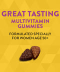 Nature'S Way Alive! Women S 50+ Daily Gummy Multivitamins, Supports Multiple Body Systems*, Supports Healthy Heart, Brain & Bones,* B-Vitamins, Mixed Berry Flavored, 150 Gummies (Packaging May Vary)