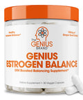 Genius Estrogen Balance, DIM Supplement - Estrogen Blocker for Men & Women - Hormones, Hormonal Acne & Menopause - Anti-Estrogen Aromatase Inhibitor with Grape Seed Extract & BioPerine - 30 Capsules