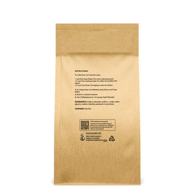 PURE ORIGINAL INGREDIENTS Soap Flakes (2 Lb) Tallow Based, Homemade Laundry Detergent, Granulated Soap