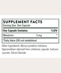 Thorne - Melaton-3-3 Mg Melatonin Supplement - Supports Normal Circadian Rhythms Restful Sleep & Relaxation - Nsf Certified For Sport - Gluten Dairy & Soy-Free 60 Capsules