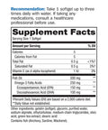 Nature's Way Fisol 50% EPA and DHA Enteric-Coated Fish Oil, No Fishy Burp-Back, 180 Softgels