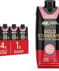 Optimum Nutrition Gold Standard Protein Shake, 24g Protein, Ready to Drink Protein Drinks, Chocolate, 11 Fl Oz, 12 Count (Pack of 1) (Packaging May Vary)