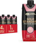 Optimum Nutrition Gold Standard 24g Protein Shake, Vanilla, 12 Ct