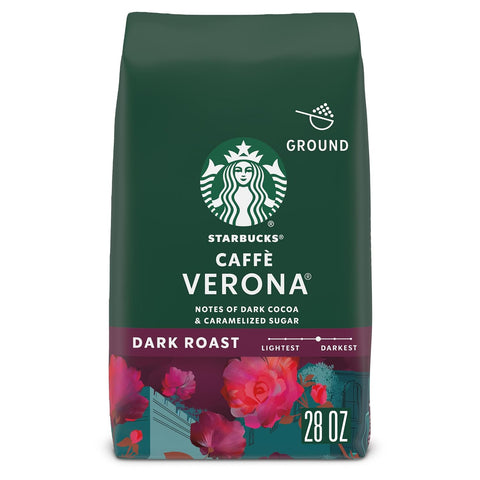 Starbucks Ground Coffee, Dark Roast Hot or Iced Coffee, French Roast, 28 oz
