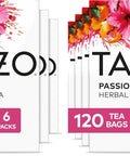 TAZO Wild Sweet Orange Herbal Tea Bags 20-Count Caffeine Free Unsweetened Hot Tea with Orange Peel Lemongrass Citrus Herbs Licorice Root Natural Flavors Non-GMO Kosher