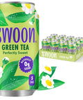 Swoon Peach Tea - Sugar Free, Low Carb, Paleo-Friendly, Gluten Free - Flavored Keto Drinks Made with Organic Black Tea & Sweetened by Monk Fruit and Stevia (Pack of 12)