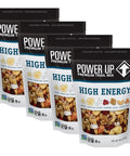 Power Up High Energy Trail Mix By Gourmet Nut, Walnuts, Banana Chips, Cashews, Coconut, Cranberries & Papaya Mix - Keto & Paleo Friendly Snacks - Non GMO Vegan Gluten Free Kosher, 8oz Bags, Pack of 4
