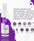 Punky Colour Purpledacious 3in1 Color Depositing Hair Cleanser Conditioner with Shea Butter and Pro Vitamin B that helps Nourish and Strengthen Hair 8.5 fl oz.