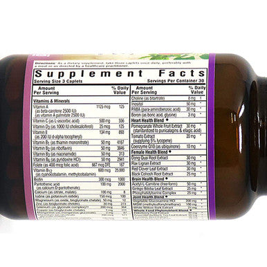 Bluebonnet Nutrition Age-Less Choice Whole Food-Based Multiple for Women 50+, Iron, Dairy & Gluten-Free, Kosher Certified, Vegetarian Friendly, Pink/Purple, 90 Count