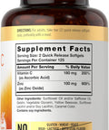 Carlyle Vitamin C With Zinc 250 Softgels Bioavailable Ascorbic Acid Zinc Oxide Non-Gmo And Gluten Supplement