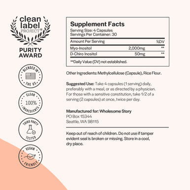 3in1 Zinc Picolinate Magnesium Glycinate Supplements with Vitamin B6 30 Day MyoInositol DChiro Inositol Blend 30 Day Supply